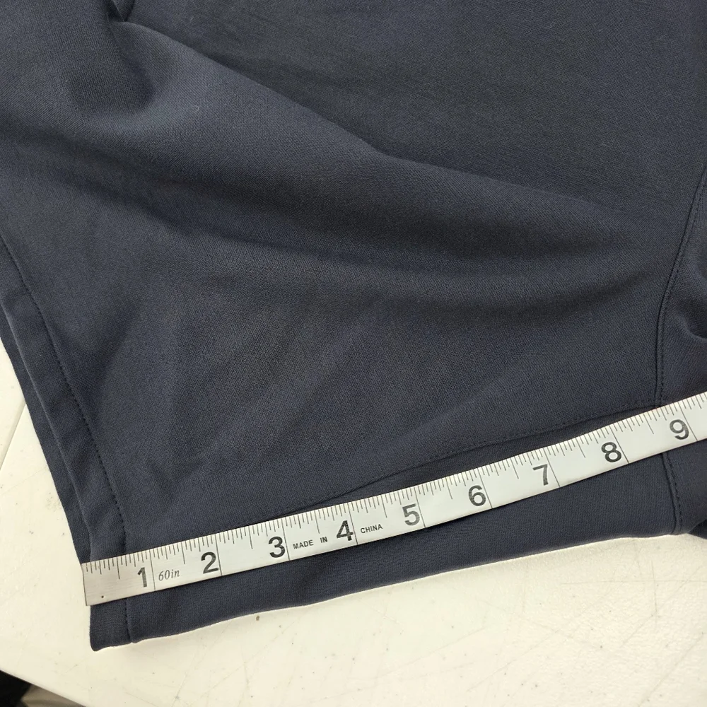 Paige Rickson Stretch Chino Trouser Shorts Men's Size 34 Dark Blue Transend Knit